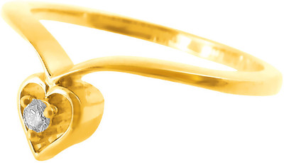 12% OFF on Jpearls Yellow Gold Ring