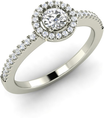 10% OFF on Diamondere Verna White Gold Diamond 18 K Ring