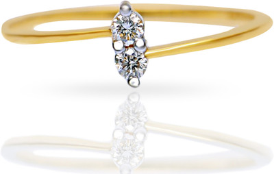 15% OFF on Jacknjewel Feather Touch Gold 18K Yellow Gold Plated 18 K Ring