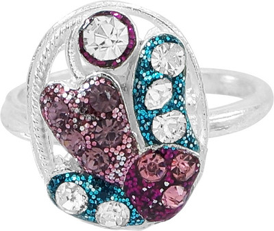 59% OFF on R S Jewels Alloy Silver Plated Toe Ring