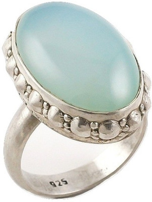 57% OFF on Jhumka Creations Silver Chalcedony Ring