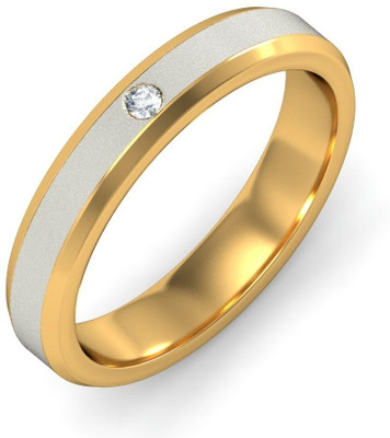 BlueStone The Felix Gold Diamond 18K Yellow Gold Plated 18 K Ring