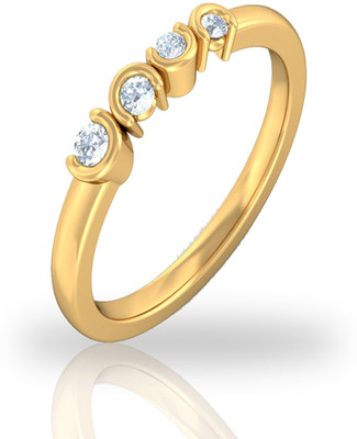 35% OFF on JacknJewel Gold Diamond 18 K Ring