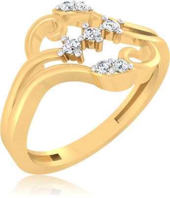 31% OFF on Forevercarat Delicate Silver 14K Yellow Gold Plated Ring