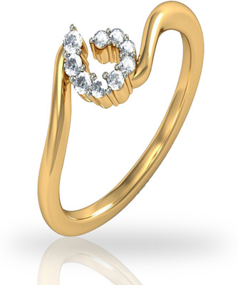35% OFF on JacknJewel Gold Diamond 18 K Ring