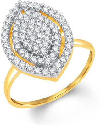 70% OFF on Sukkhi Alloy 24K Yellow Gold, Rhodium Plated Ring