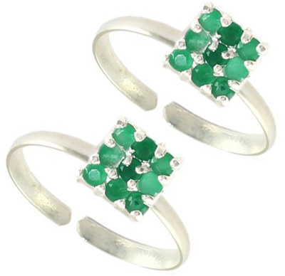 60% OFF on You Bella Silver Toe Ring Set