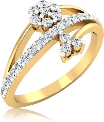 31% OFF on Forevercarat Cute Gold Diamond 14 K Ring