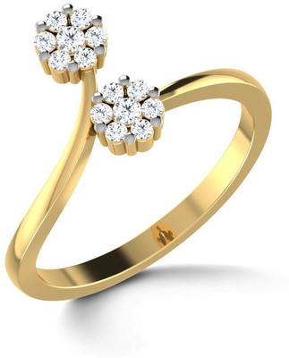 31% OFF on CARATandYOU Gold Diamond 18 K Ring