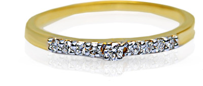 21% OFF on JacknJewel Dedicated Diamond Gold 18K Yellow Gold Plated 18 K Ring