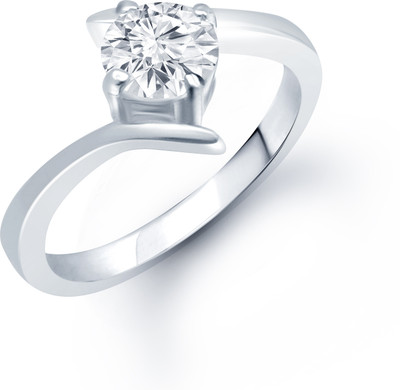 54% OFF on Meenaz Glamstar Solitaire Alloy Ring
