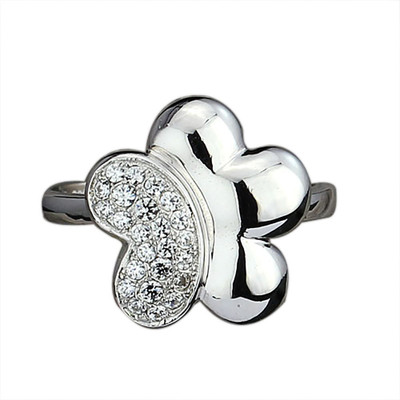 40% OFF on Jewelora Sterling Silver, Stone, Metal Ring