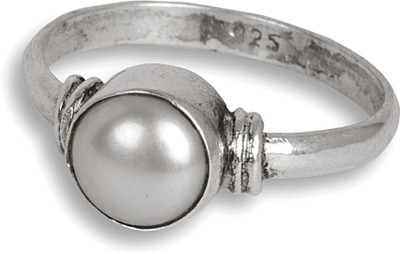 30% OFF on Silverwala Silver Pearl Ring