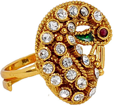 50% OFF on Maayra Sparkling Kundan Alloy Ring 50% OFF on Maayra Sparkling Kundan Alloy Ring