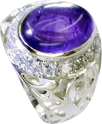 20% OFF on Riyo Fairstar Amethyst Sterling Silver Amethyst Ring
