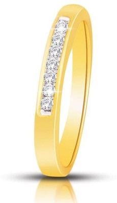 59% OFF on 11 Diamonds Silver Ring