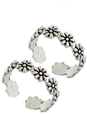 75% OFF on You Bella Silver Toe Ring Set