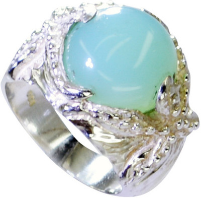 21% OFF on Riyo Angelicstar Blue Chalcedony Sterling Silver Chalcedony Ring