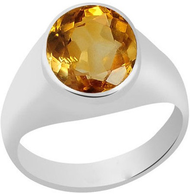 50% OFF on 11 Astro Gems Silver Sapphire Silver Plated Ring