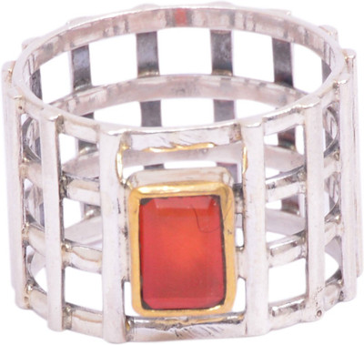 44% OFF on Rubera Silver Agate Ring