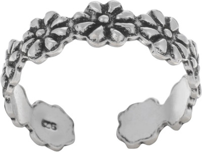 36% OFF on FusionKraft Fancy Bridal Sterling Silver Black Silver Plated Toe Ring