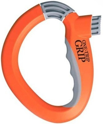 Swarish One Trip Grip Multipurpose Bag Holder Handle Carrier Safety Lock Orange