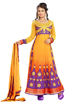 Kaia Printed Anarkali Suit