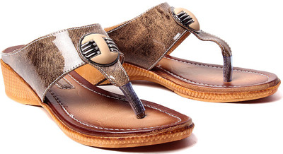 65% OFF on Comfort Brown Wedges
