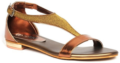 30% OFF on Senso Vegetarian Ladies Shiny Gold Flats