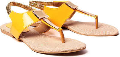 65% OFF on Comfort Yellow Flats