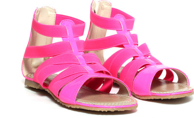 28% OFF on Craze Shop Pink Girls Sandals