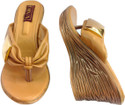 23% OFF on Diva Gold Buckle Wedges 23% OFF on Diva Gold Buckle Wedges