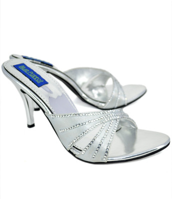 Blue Parrot 0852 Silver Heels