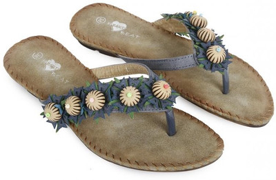 56% OFF on Artist Florals Women's V Strap Flats