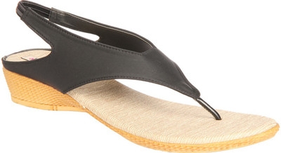 75% OFF on Indulgence V-Strap Elasticised Back Sandals Flats