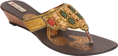 50% OFF on Indulgence Studded & Braided Wedges