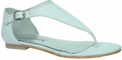 11% OFF on Sakay Half Sandals Leather Flats