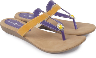 66% OFF on Urbanwoods Purple Flats