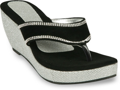 50% OFF on Studio 9 Shimmery Platform V Wedges