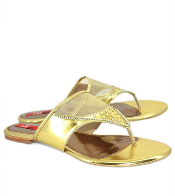 Shoedeal OP27 Gold Flats