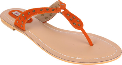 76% OFF on Indulgence Orange Sandals Flats 76% OFF on Indulgence Orange Sandals Flats