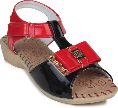 Do Bhai Girls-410-Red Girls Sandals