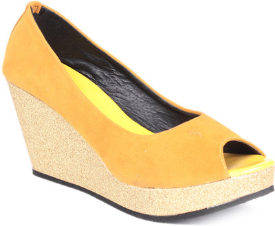 50% OFF on Soft & Sleek 1349 Yellow Wedges