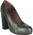44% OFF on Salt N Pepper 13-485 Rebbaca Green Leather Heels