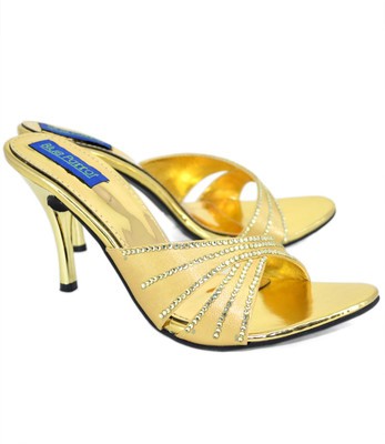 Blue Parrot 0852 Gold Heels