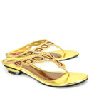 Shoedeal 9191 Gold Flats