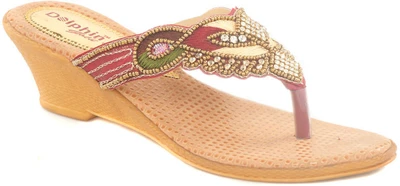 48% OFF on Dolphin Miles Ethnic Kharchopi Wedges