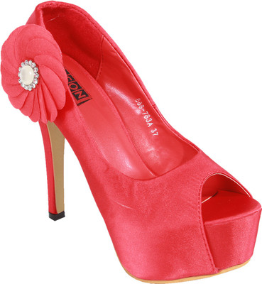 13% OFF on Belson Black High Quality Comfort Heels