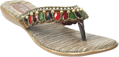 Leatherworld Florish Flats