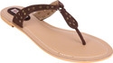 40% OFF on Indulgence Brown Sandals Flats 40% OFF on Indulgence Brown Sandals Flats